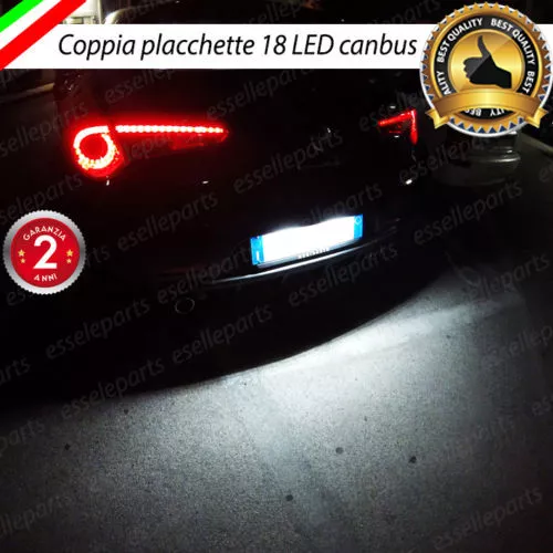 Placchette A Led Luci Targa 18 Led Specifiche Alfa Romeo Giulietta 6000K Noerror