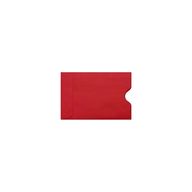 LUX Credit Card Sleeve (2 3/8 x 3 1/2) 500/Pack Ruby Red (LUX-1801-18-500)