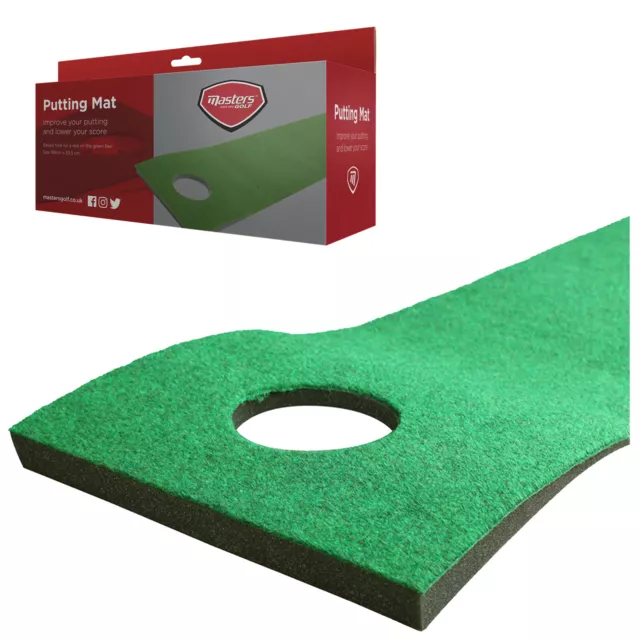 2024 Masters Golf Putting Green Mat Home Office Indoor Practice Training Aid