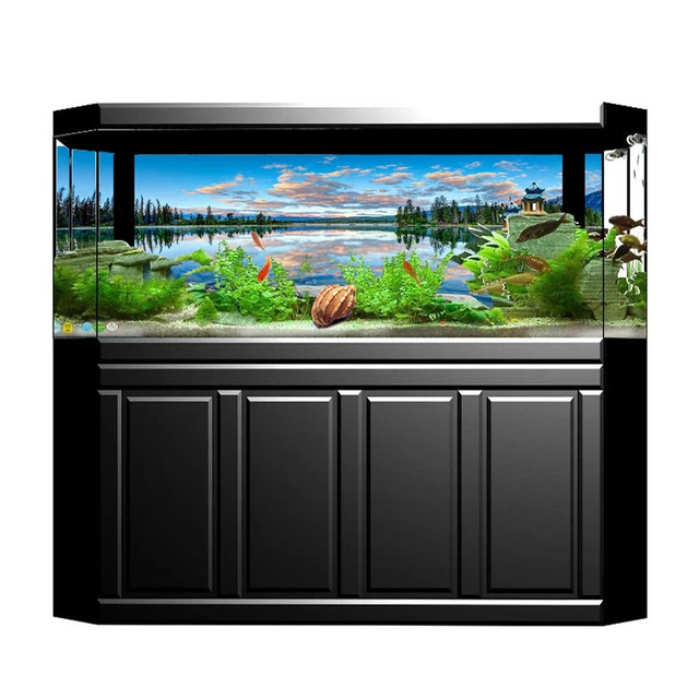 Affiche De Fond Peinture Décorative Sticker PVC Image De Paysage Pour Aquarium