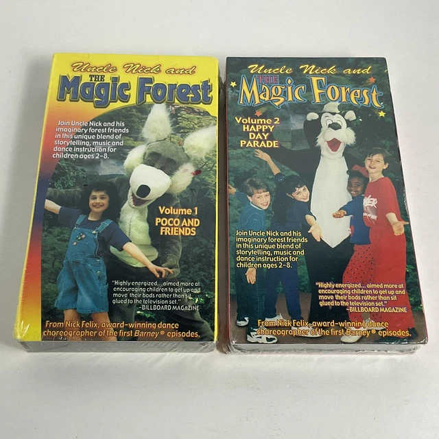 UNCLE NICK & The Magic Forest Volume 1-3 Sealed VHS Set Kids