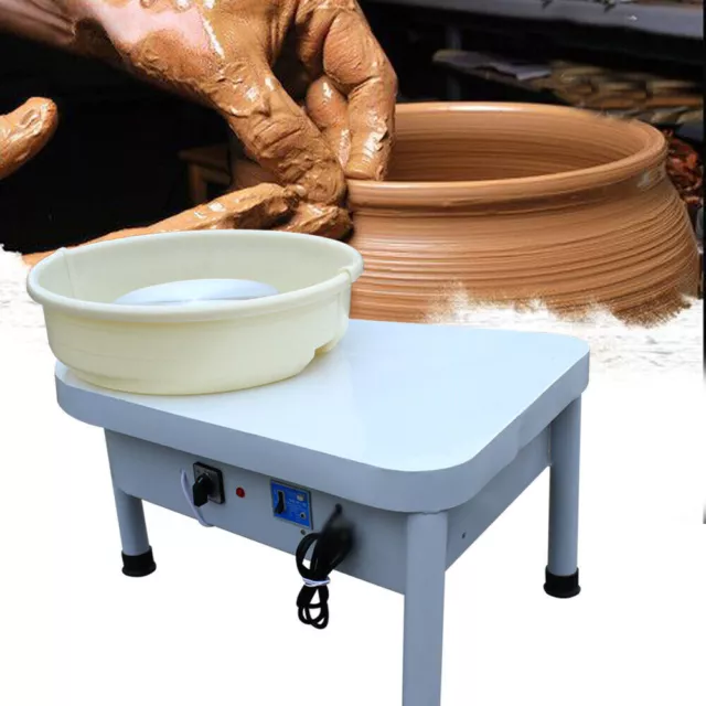 Profi Elektrische Töpferscheibe Töpferei Pottery Fußpedal Keramikmaschine Ø25cm