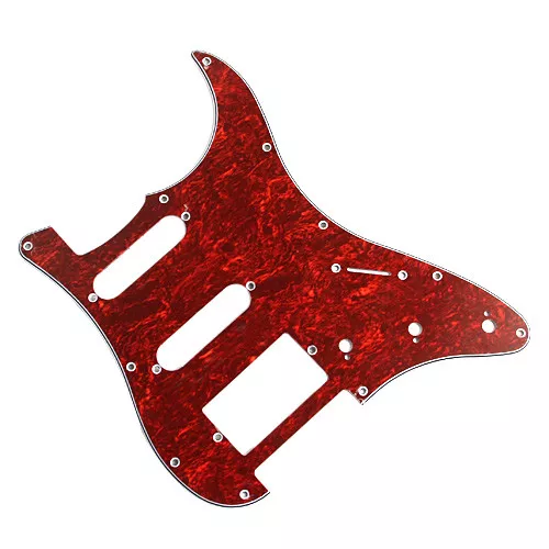 Guitar Pickguard Plate For Fender Strat Parts Pick Guard Red Tortoise Shell