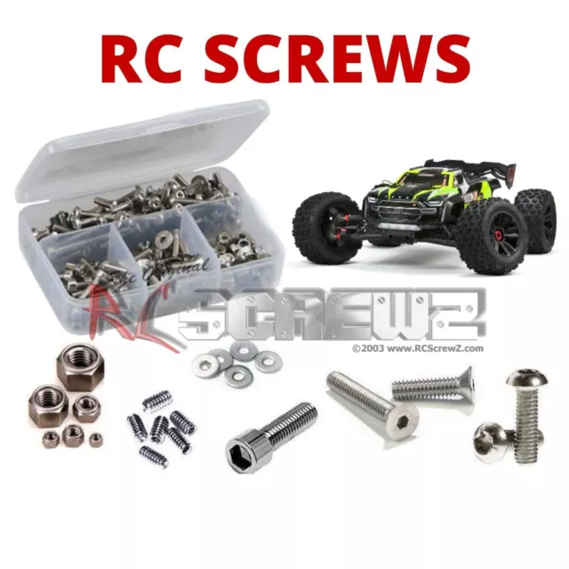 RCScrewZ Stainless Steel Screw Kit ara022 for Arrma RC Kraton 8s 1/5th #110002