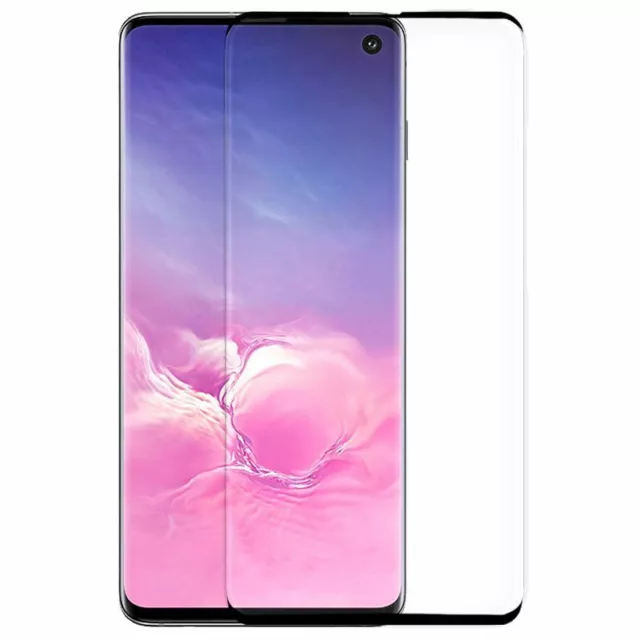 Protector de pantalla cristal templado ( Full Glue 3D) para Samsung S10 (Curvo)