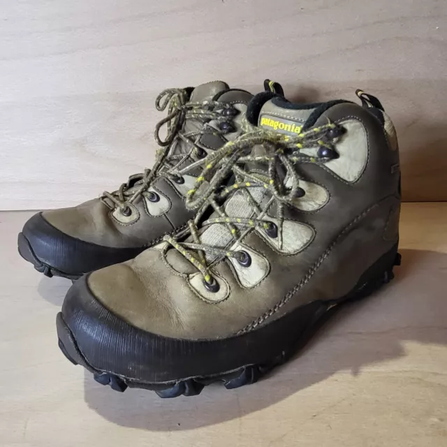 Patagonia Nomad GTX Gore-Tex Vibram Brown Leather Hiking Boots Mens UK 9