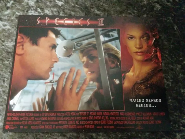 Species II lobby cards - Natasha Henstridge, Michael Madsen - Set of 8