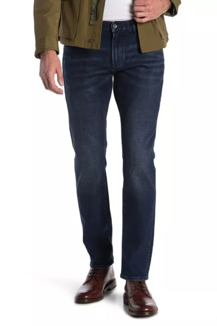 John Varvatos Star USA Men's Medium Blue Bowery Slim Straight Jeans $198