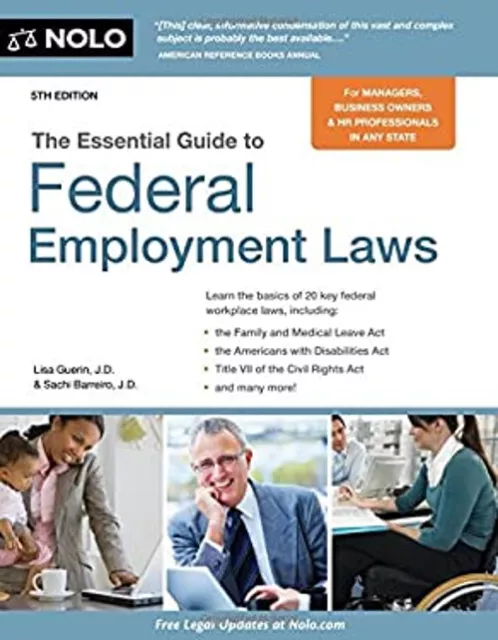 Essential Guide to Federal Employment Laws Paperback Amy, Guerin,