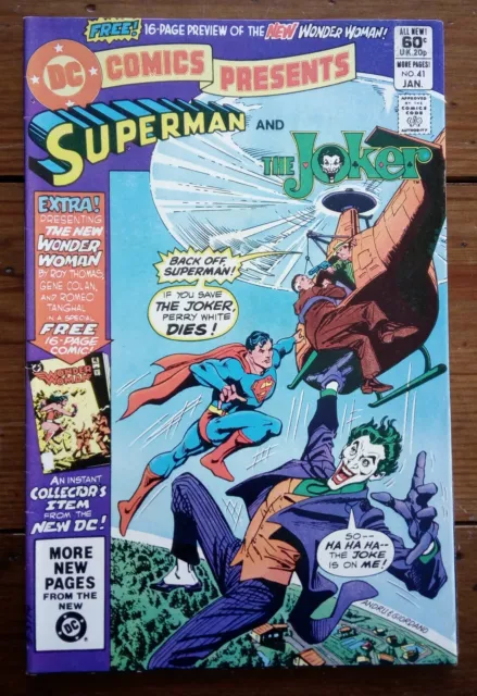 Dc Comics Presents 41, The Joker, January 1982, Dc Comics, Vf