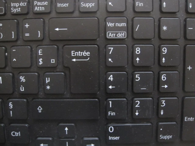 Touche De Clavier Pour ASUS R510L - Réf. 0KNB0 612BFR00 - Occasion Fonctionnelle