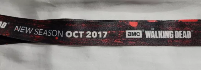 SDCC 2017 Comic Con AMC The Walking Dead Lanyard Season 8 Exclusive Promo