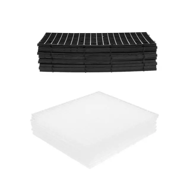 10 Pièces Diviseurs de Grille D'isolation de Sol D'aquarium En Plastique pour