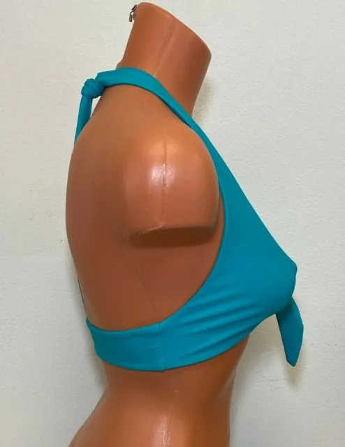 Mikoh Swimwear Womens Balboa Bikini Top Maui Blue Size Medium - 2