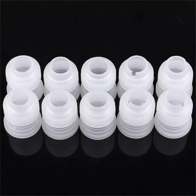 10x Coupler Adaptor Icing Piping Nozzle Bag Cake Flower‘Pastry Decoration T ZT