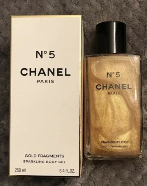 CHANEL N°5 SPARKLING Gold Body Gel Fragments D'or 250Ml*Ltd Edition New Nib  EUR 185,00 - PicClick FR