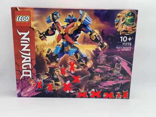 LEGO 71775 NINJAGO Nya's Samurai X Mech Neu ohne Minifiguren