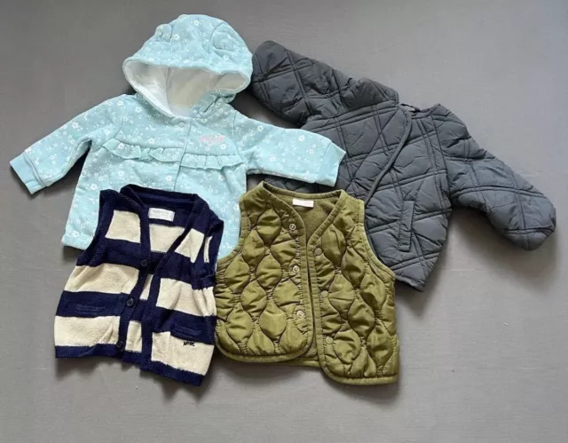 Newborn Baby Girl Boy Clothes Bundle 0-3 Months Outfits First Size Jacket Coat