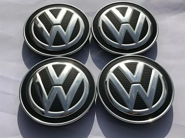 4x Original VW Cadiz Rad Naben kappen abdeckung Radzier Felgen Deckel Emblem