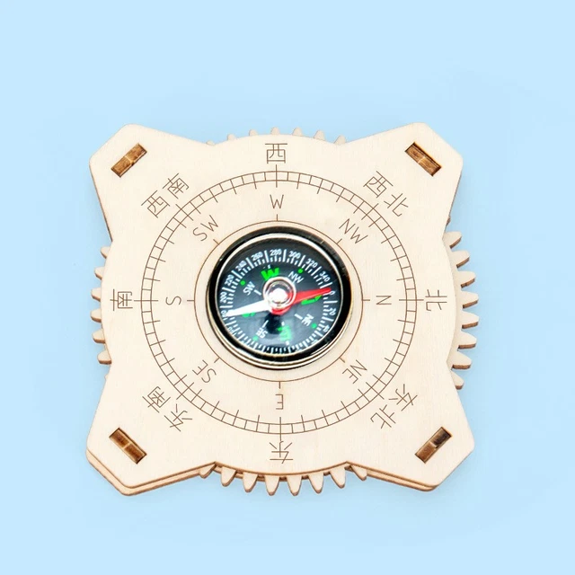 SCIENCE KIDS COMPASS Diy Kit With Educational Materials For Stem ...