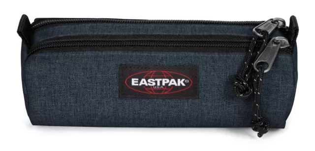 EASTPAK Double Benchmark Schlampermäppchen Mäppchen Triple Denim blau Neu