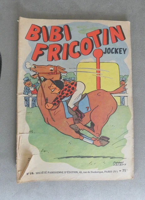 ALBUM BD LACROIX BIBI FRICOTIN 49 as du volant spe 1 NF eo