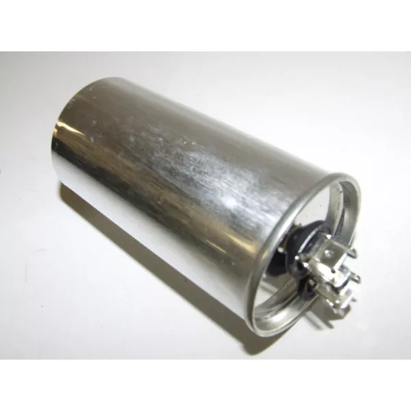 POOL PUMP - METAL ROUND RUN CAPACITOR 25µF / 25UF 400-500V 4 TERMINALS