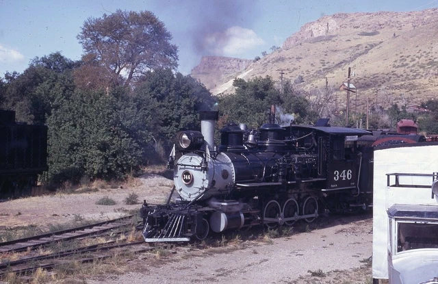 DRGW 346 RIO GRANDE Eisenbahn 346 Dampflok Original Foto Dia EUR 7,95 ...