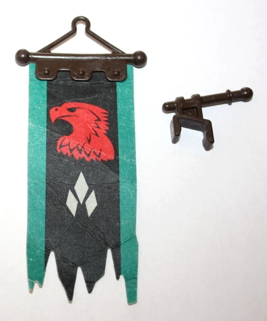 Bannière Drapeau Playmobil Moyen-âge - 5x10cm Pour Château (occasion)