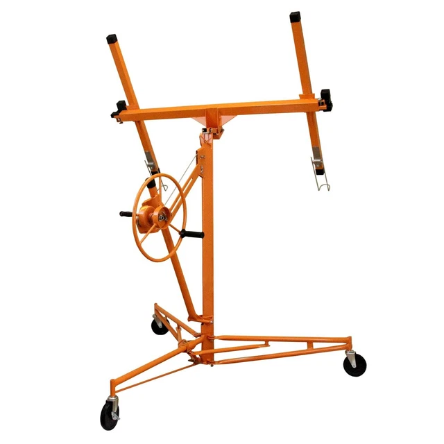 T-Mech Drywall Hoist Plaster-Board Lifter Panel Jack Tool 11ft Customer Return
