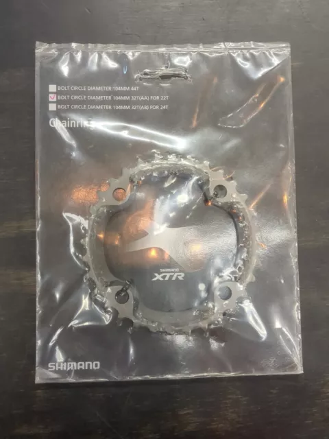 Shimano XTR Chainring 104BCD 32T(AA) For 22T