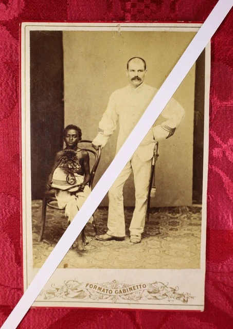 Fotografia Antica Guerra Di Libia Colonie Italiane Casco Coloniale Militare Ital