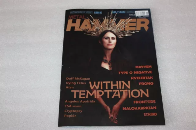 Metal Hammer 11/2023 Within Temptation. Mayhem, Type o Negative, Prong, Atan