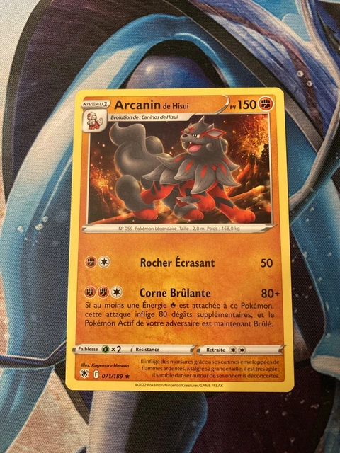 Carte Pokémon Arcanin de Hisui 071/189 - EB10 Astres Radieux