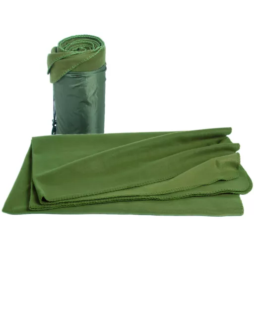 Mil-Tec Decke Poly-Fleece 320 Gramm 200x150 cm verschiedene Farben