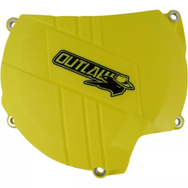 Outlaw Racing Suzuki RMZ450 08-24 Yellow Clutch Cover Protector