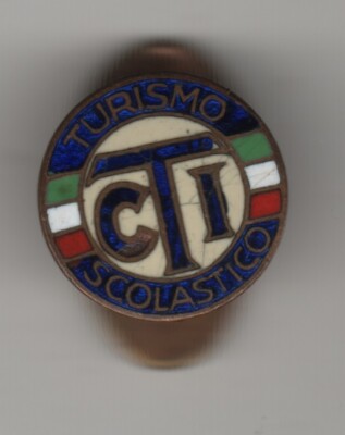 #MD319 AUTOMOBILE CLUB MILANO VECCHIO DISTINTIVO SMALTI BERTONI MM.13 