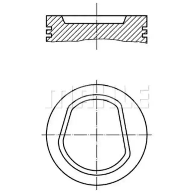 Kolben MAHLE 030 67 01 für VW Seat Golf III Vento Ibiza II Cordoba Vario