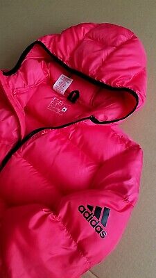 Adidas Girls Puffer Insulated Jacket Pink 13-14yrs 164cm