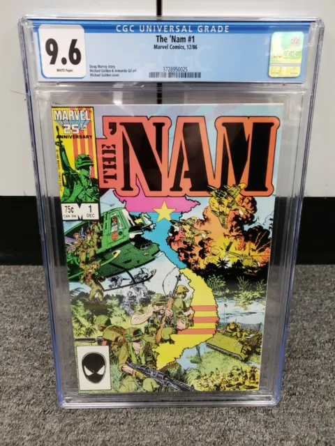 1986 Marvel Comics THE NAM Issue #1 Doug Murray CGC 9.6