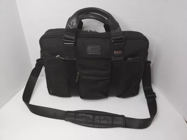 TUMI 22611DH ALPHA BRAVO Mcnair Slim Briefcase business bag Black