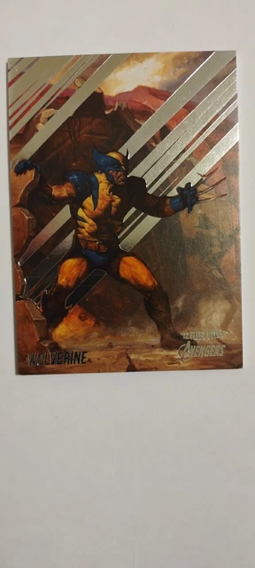 2022 Upper Deck Marvel Fleer Ultra Avengers Wolverine #89 Base Silver Foil