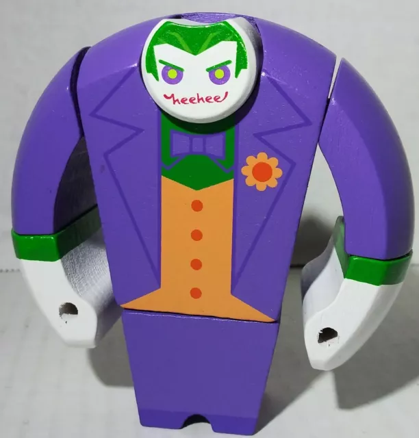 Loot Crate Exclusive Batman The Joker Painted Wooden Action Figure DC Comics 2