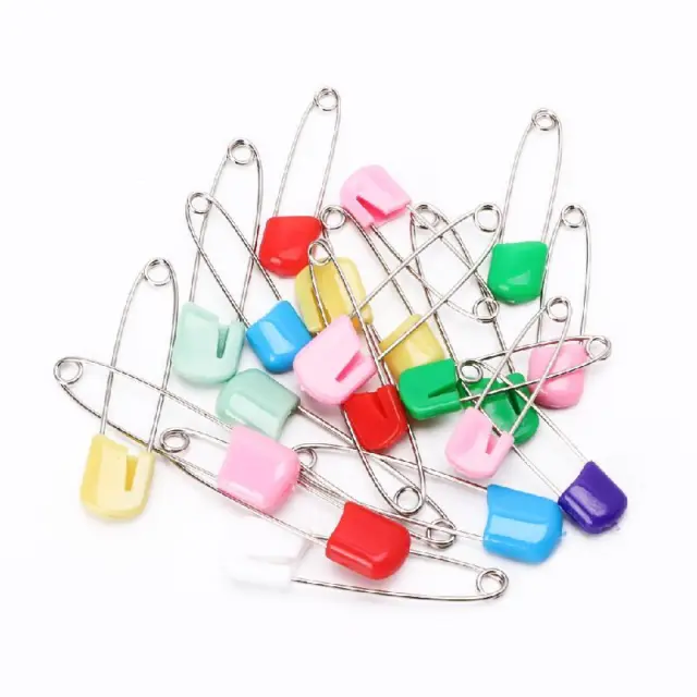 Large Safety Pins For Clothes 20pcs Heavy Duty Nappy Pins Safety Lock For  Jewelry Crafts Kilt Making Household Use