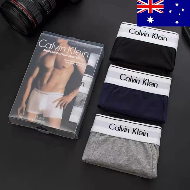 CK Calvin Klein Mens Boxers Trunks 3 Pack Several Colours Classic M L Size