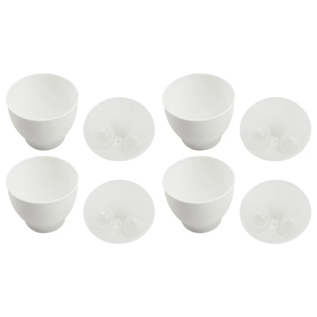 4 piezas Microondas - Hervidor de huevos Fabricante de huevos Taza Mini - Horno - Huevos cazador de huevos Cocina
