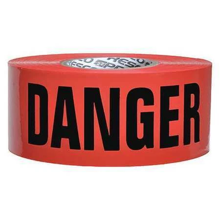 Presco B3103r21-200 Barricade Tape,Red/Black,1000 Ft X 3 In