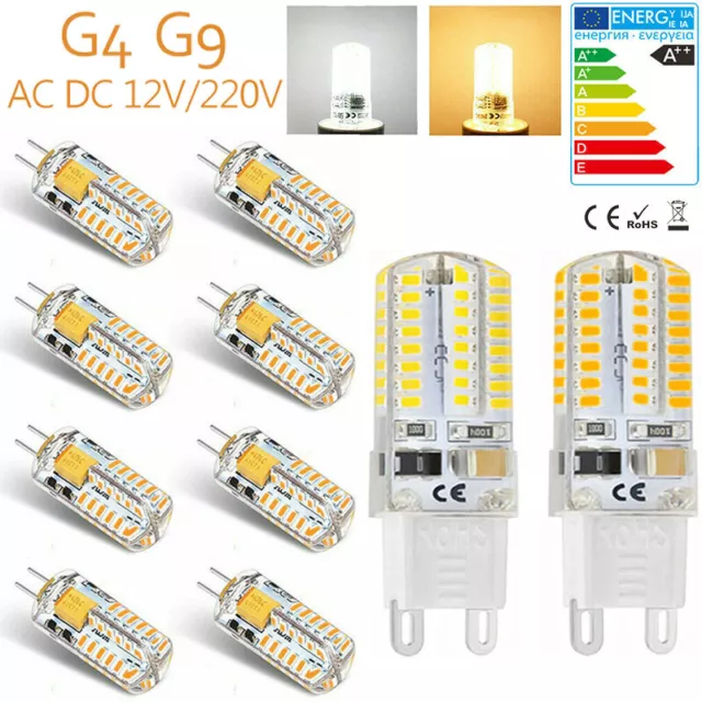 G9 G4 LED 3W 5W 7W DC 12V Glühbirne Dimmbare Leuchtmittel Warmweiß Kaltweiß 220V