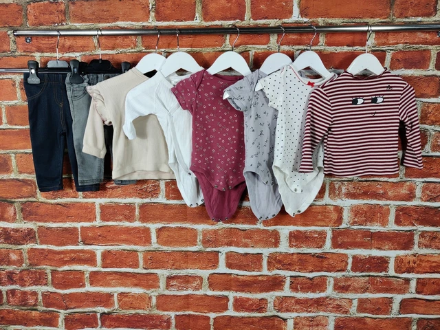 Baby Girls Bundle Age 3-6 Months Monsoon Zara Next Etc Jeans Vest T-Shirt  68Cm