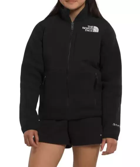 NWT The North Face Unisex Teen Denali Jacket-Big Kid BLACK SIZE M 100%AUTHENTIC